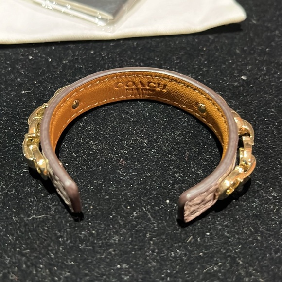 Coach Snakeskin Signature Cuff - Picture 6 of 6